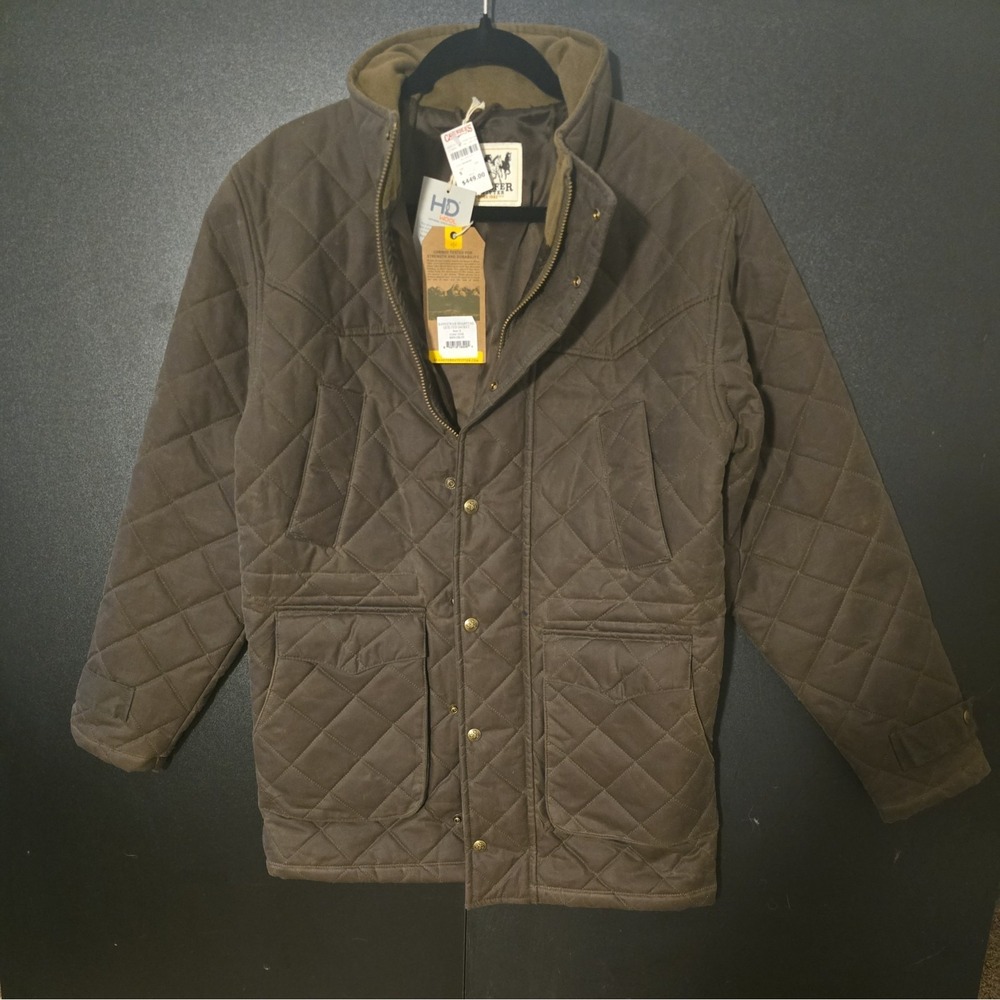 Schaefer Outfitter Men's Oak Rangewax Sharptail Quilted Jacket Size Small